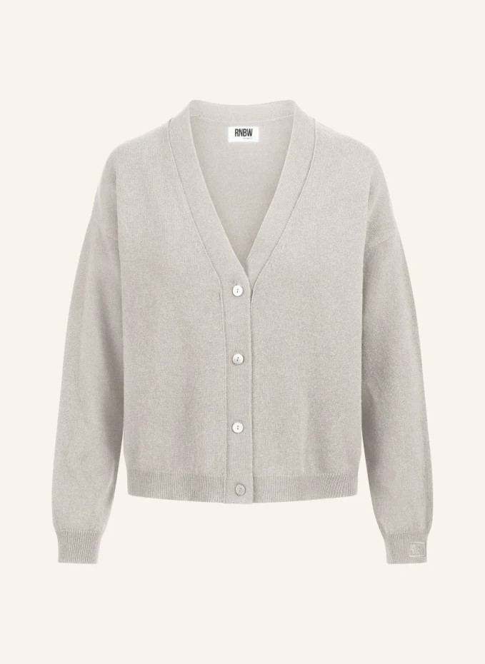 

Кардиган с v-образным вырезом Rainbow Cashmere, серый