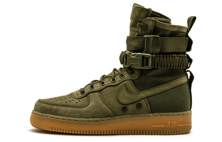 

Кроссовки Nike Air Force 1 High Faded Olive Skate Army Green Мужские