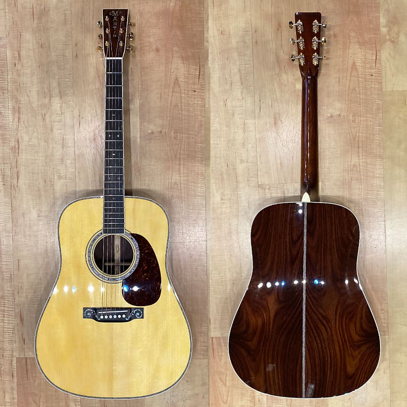 Акустическая гитара Martin Custom Shop D-style с 14 ладами и набором #2 из дикого зерна восточно-индийского палисандра Custom Shop D-style 14 Fret Acoustic Guitar with Wild Grain East Indian Rosewood set #2