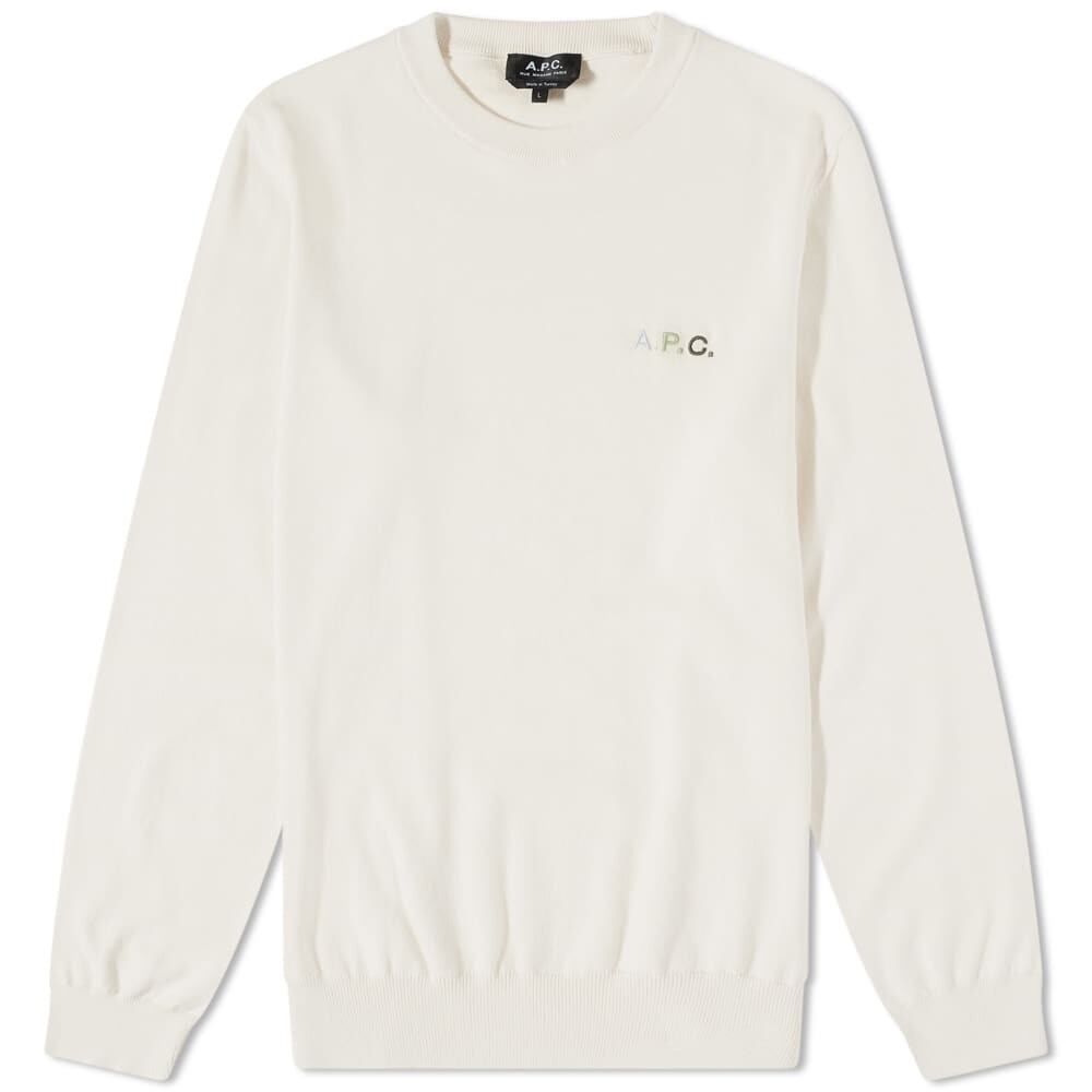 

Джемпер A.P.C Sylvain Logo Crew Knit