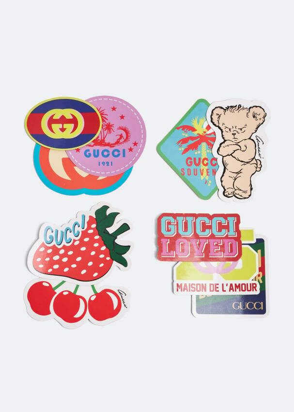 

Сумка GUCCI Gucci sticker pack, разноцветный