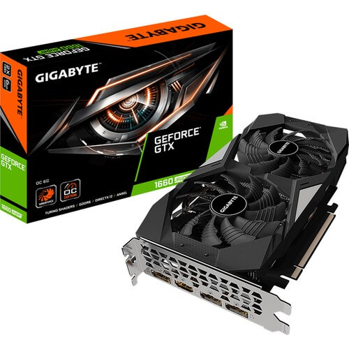 Видеокарта Gigabyte GeForce GTX 1660 SUPER 6 ГБ (GV-N166SOC-6GD) - фото