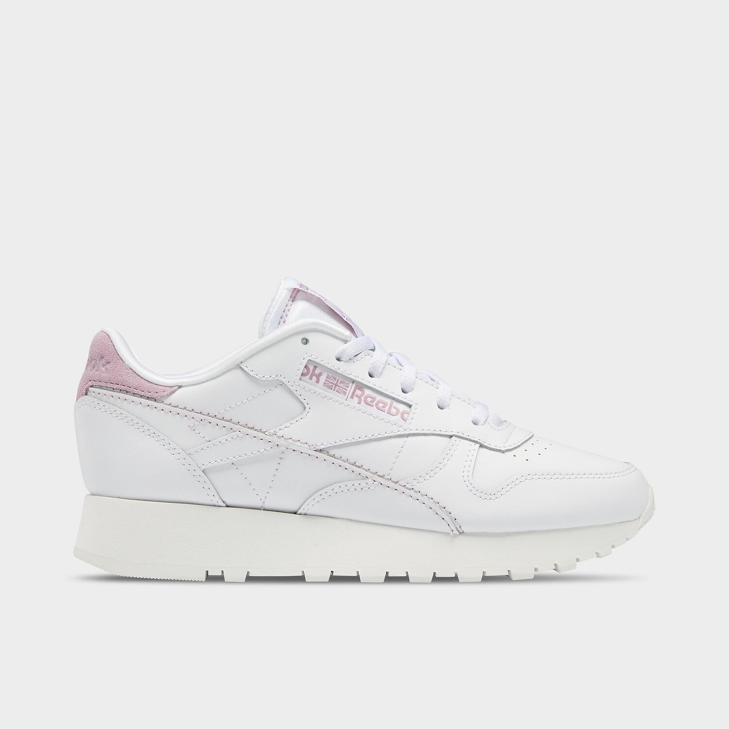 

Женские кроссовки Reebok Classic Leather Casual, бело-сиреневый