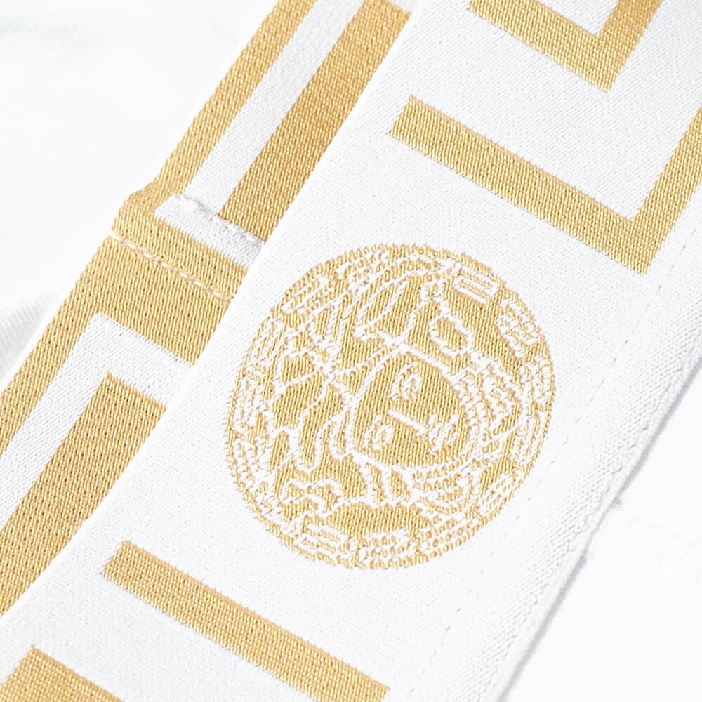 

Плавки-боксеры с греческим логотипом на поясе Versace
