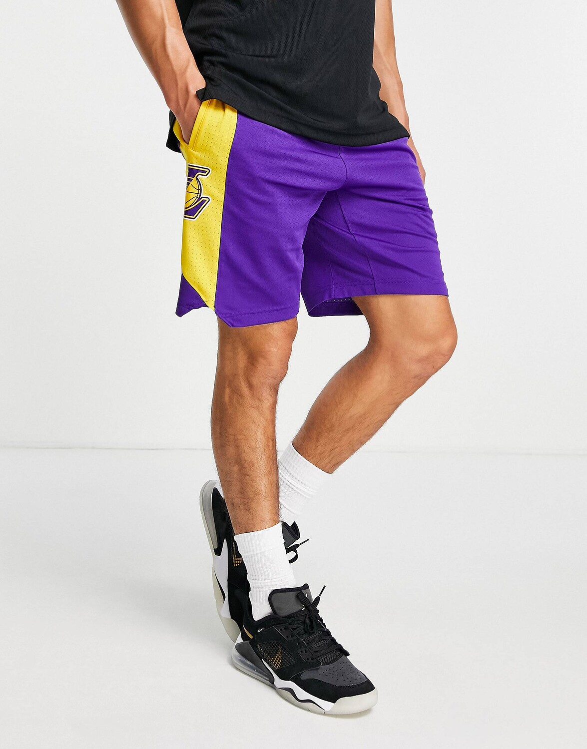 

Фиолетовые шорты Nike Basketball NBA LA Lakers Practice