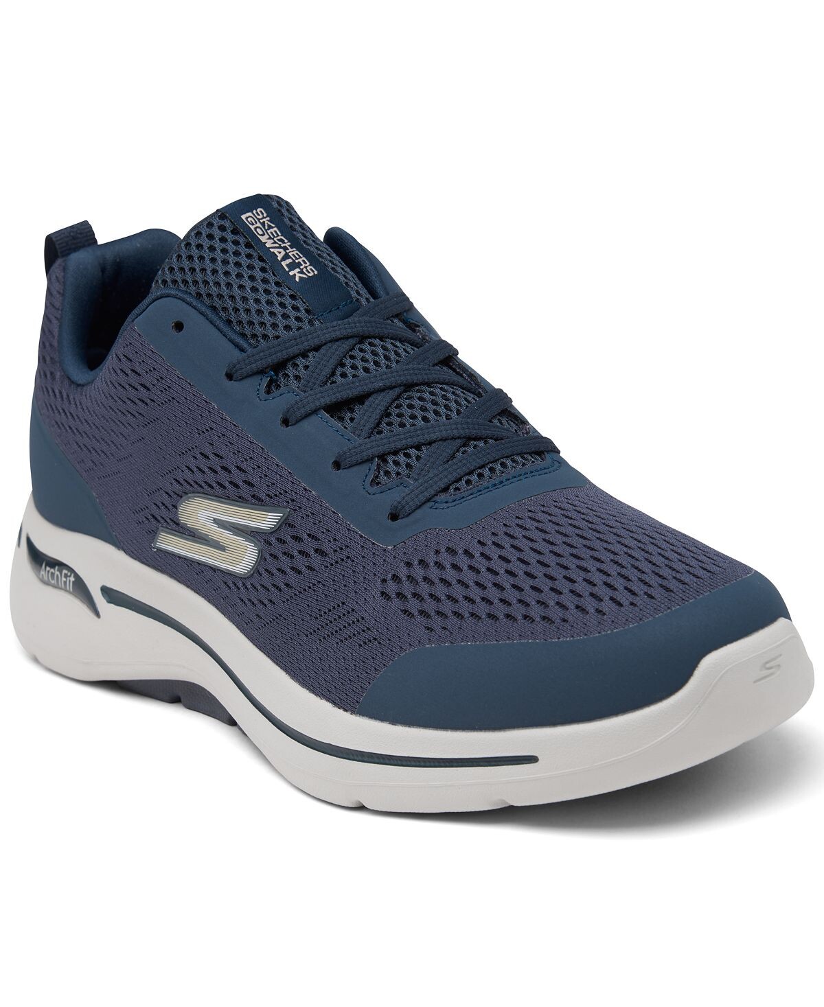 

Мужские кроссовки gowalk arch fit — идиллические прогулочные кроссовки от finish line Skechers, синий