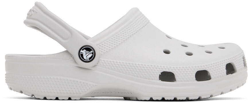 

Серые классические сабо Crocs