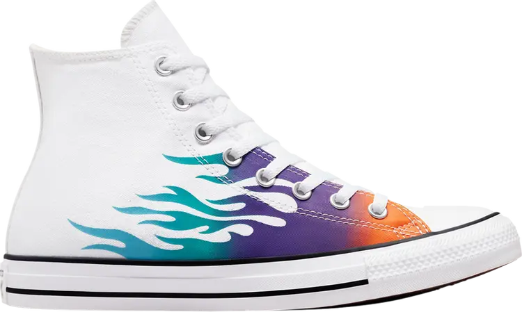 

Кроссовки Converse Chuck Taylor All Star High Archive Print - Gradient Flame, белый