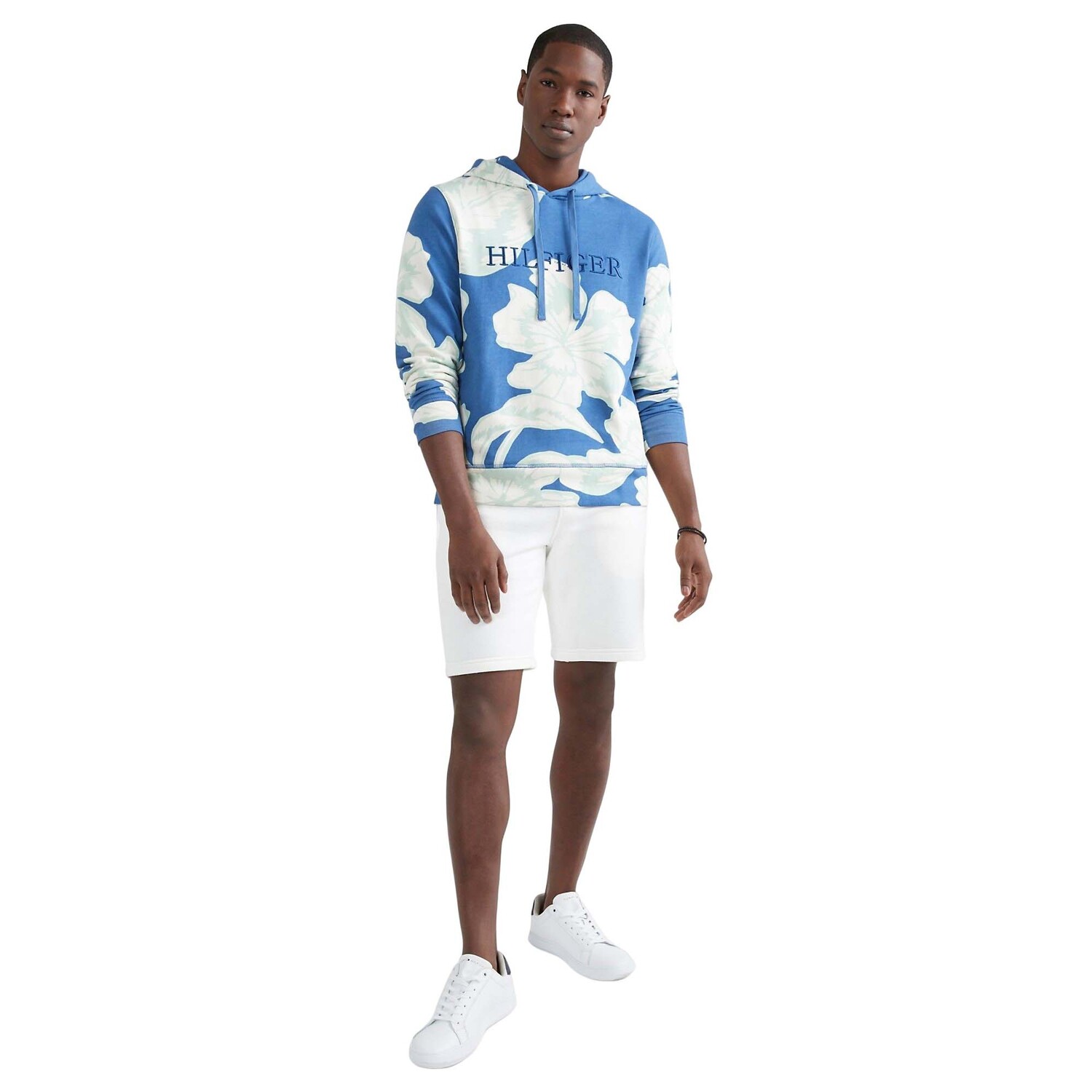

Худи Tommy Hilfiger Floral Print, голубой