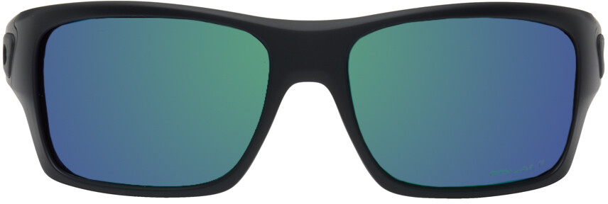 

Черно-зеленые солнцезащитные очки Turbine Oakley