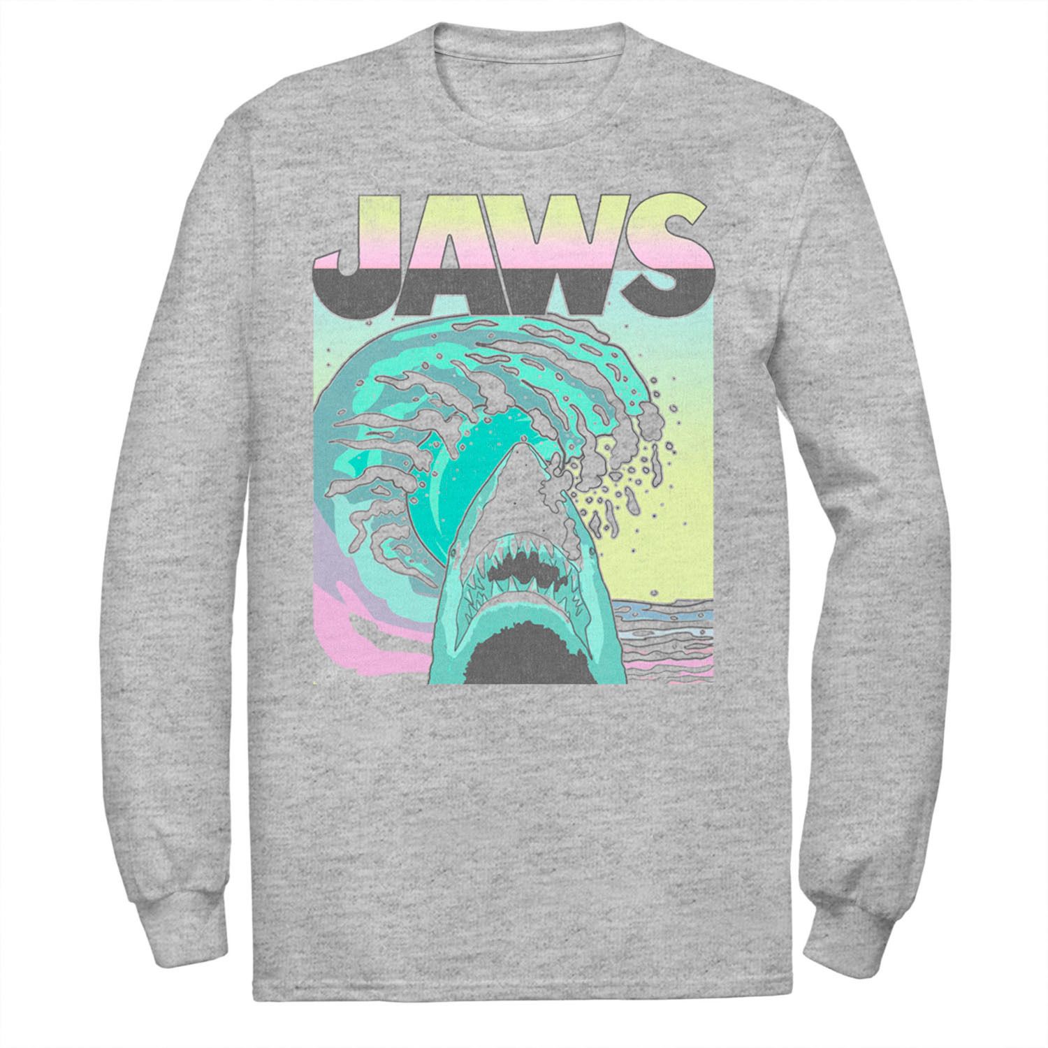 Мужская винтажная футболка с плакатом Jaws 80s Jaws Licensed Character цена и фото