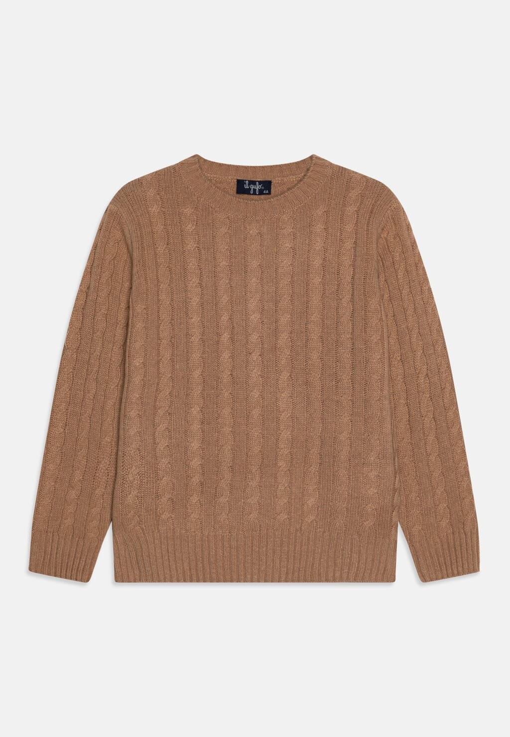

Свитер Cable Crew Unisex Il Gufo, цвет wood brown