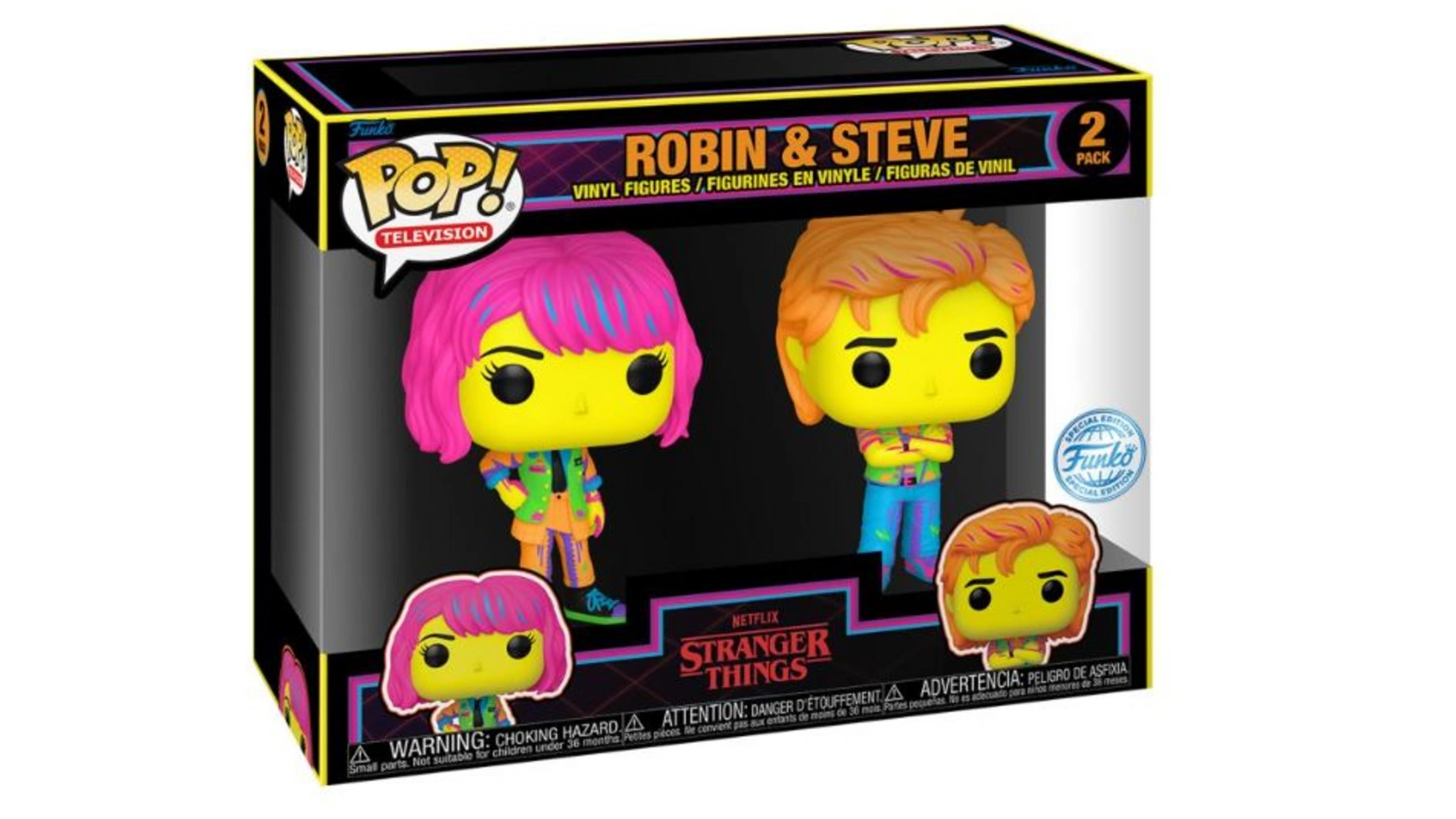 

Funko - Pop! Очень странные дела: Робин и Стив Блэклайт, 2 шт