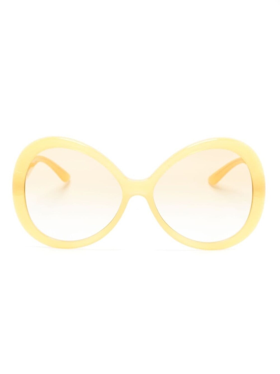 

Dolce & Gabbana Eyewear солнцезащитные очки Jackie O с логотипом, желтый