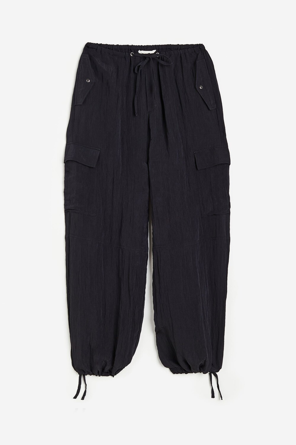

Брюки карго H&M Drawstring-detail, черный