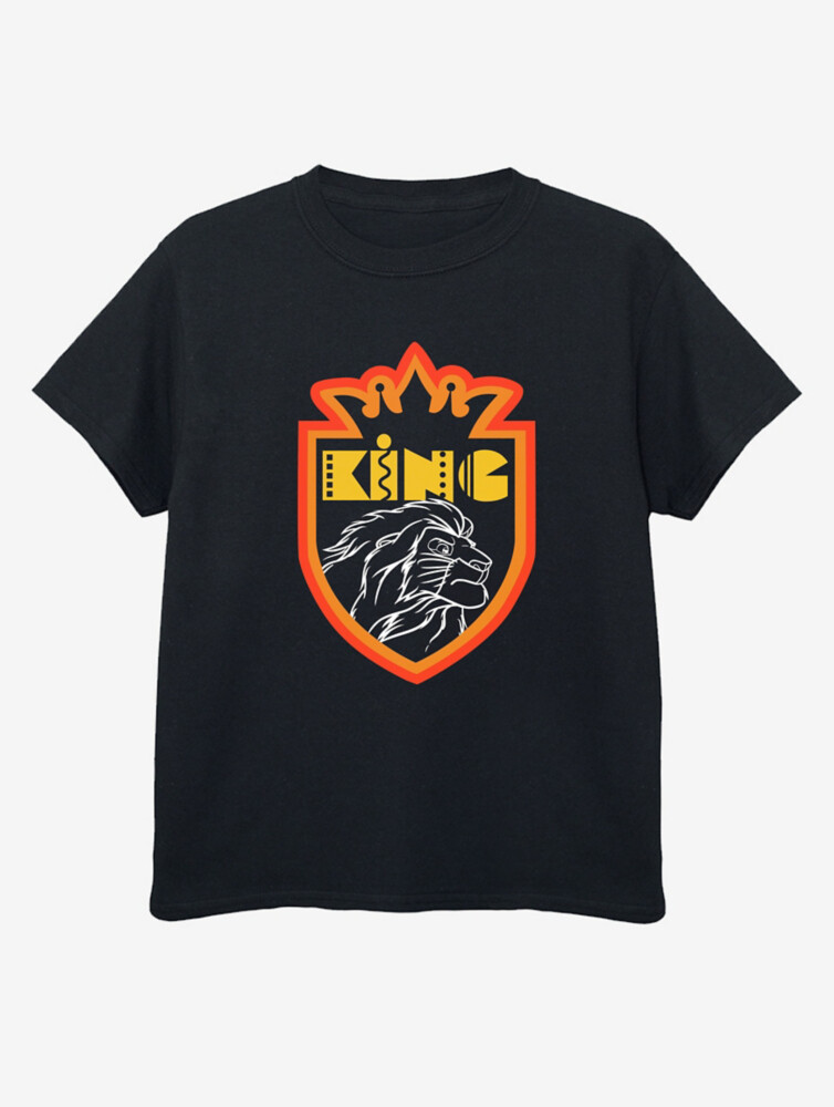 

NW2 Disney The Lion King Crest Kids Черная футболка с принтом George., черный