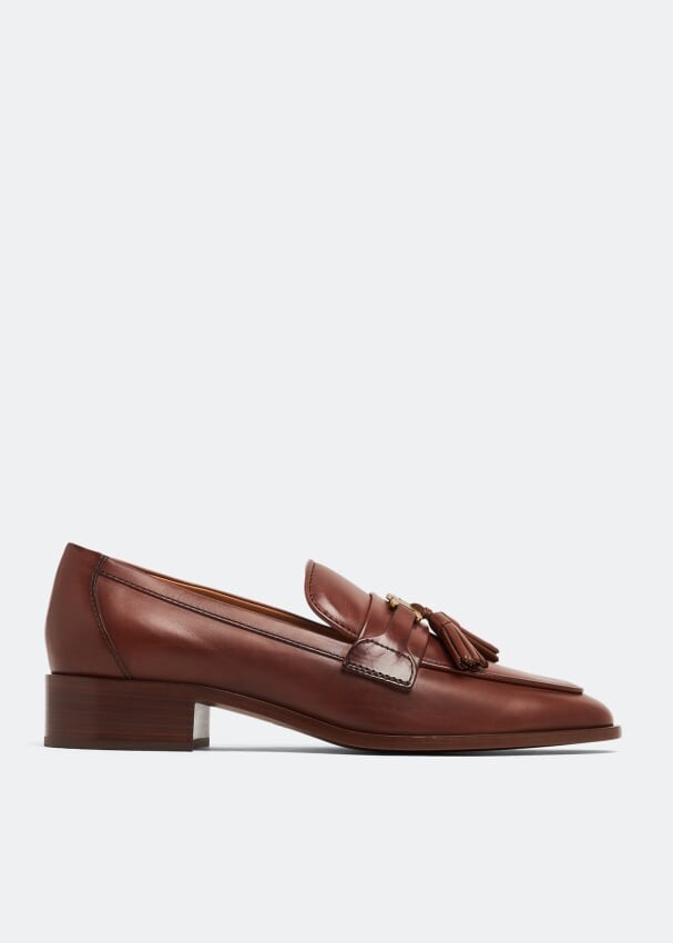 

Лоферы TOD'S Tassel loafers, коричневый