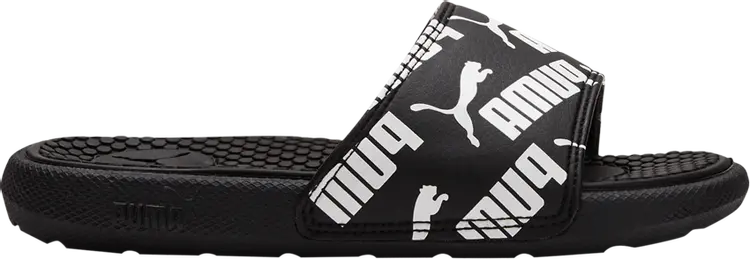 

Сандалии Puma Cool Cat Bold Slide Little Kid Black White, черный
