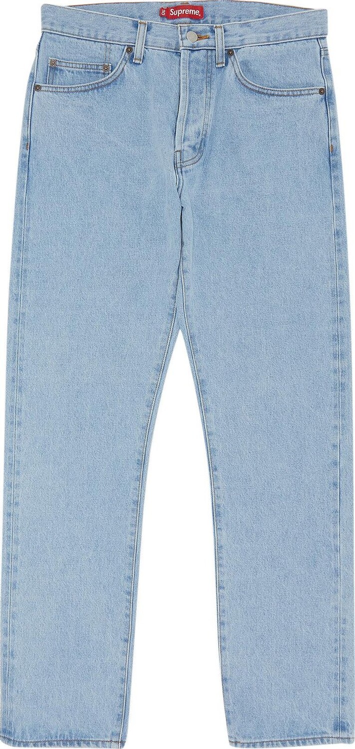 

Джинсы Supreme Stone Washed Slim Jean 'Stone Washed Indigo', синий