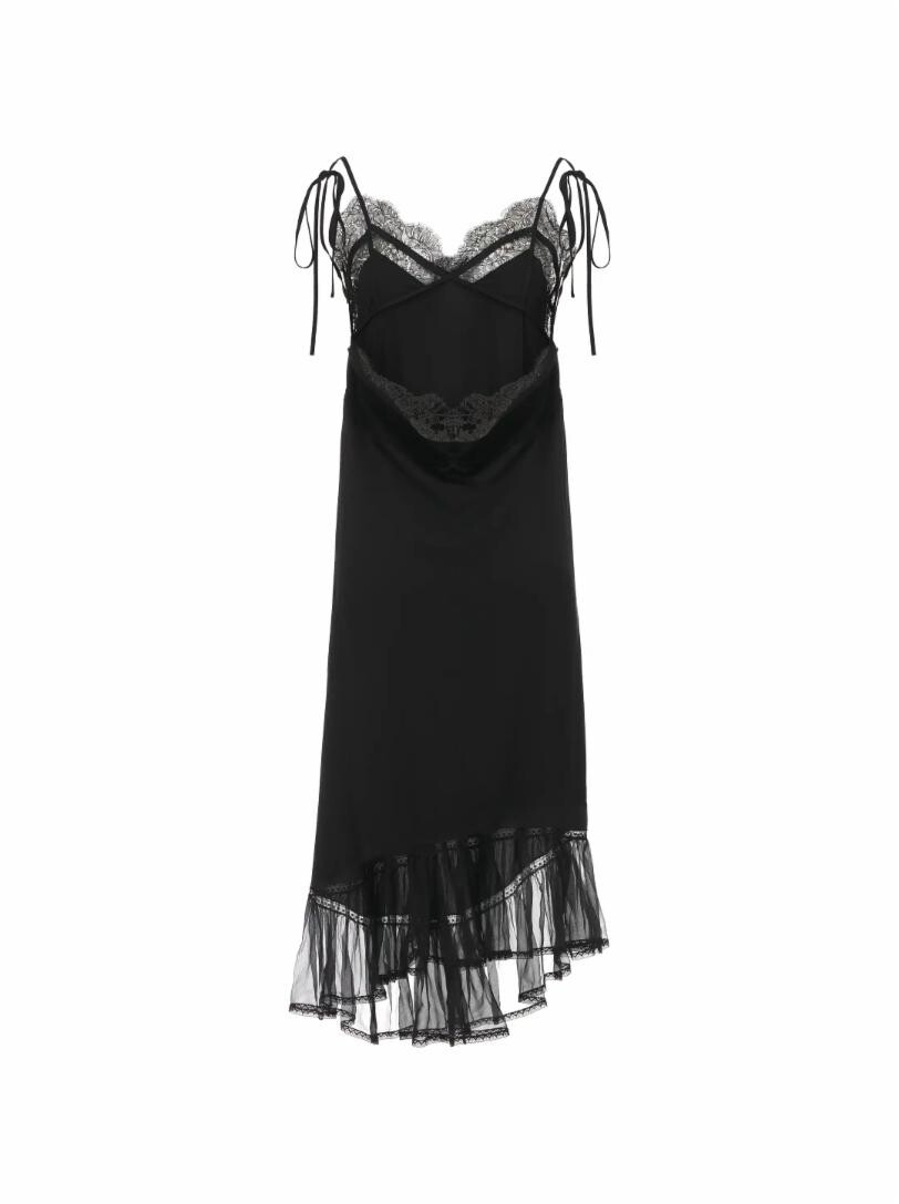 

Полупрозрачное платье с кружевами Dries Van Noten