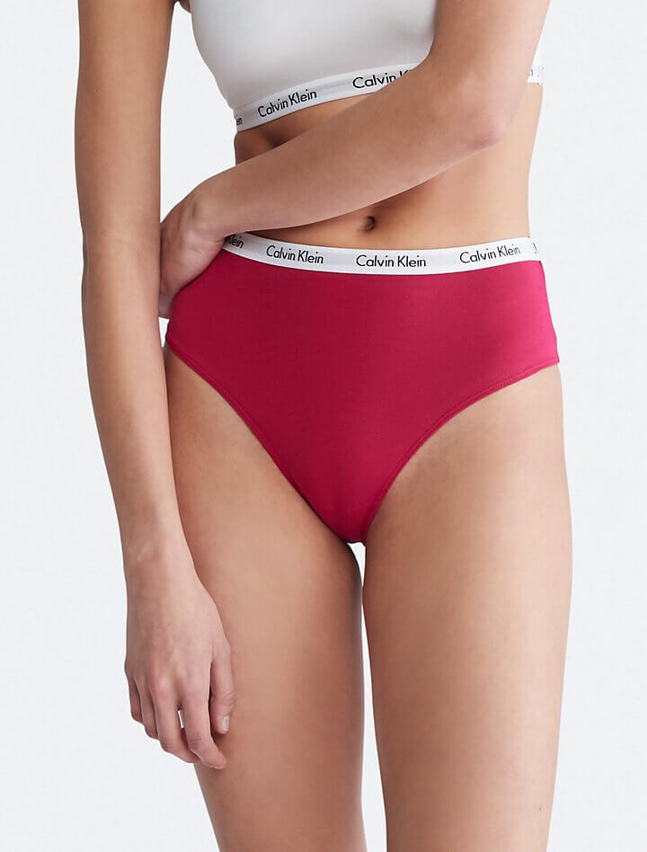 

Стринги Calvin Klein Carousel Logo Cotton, розовый
