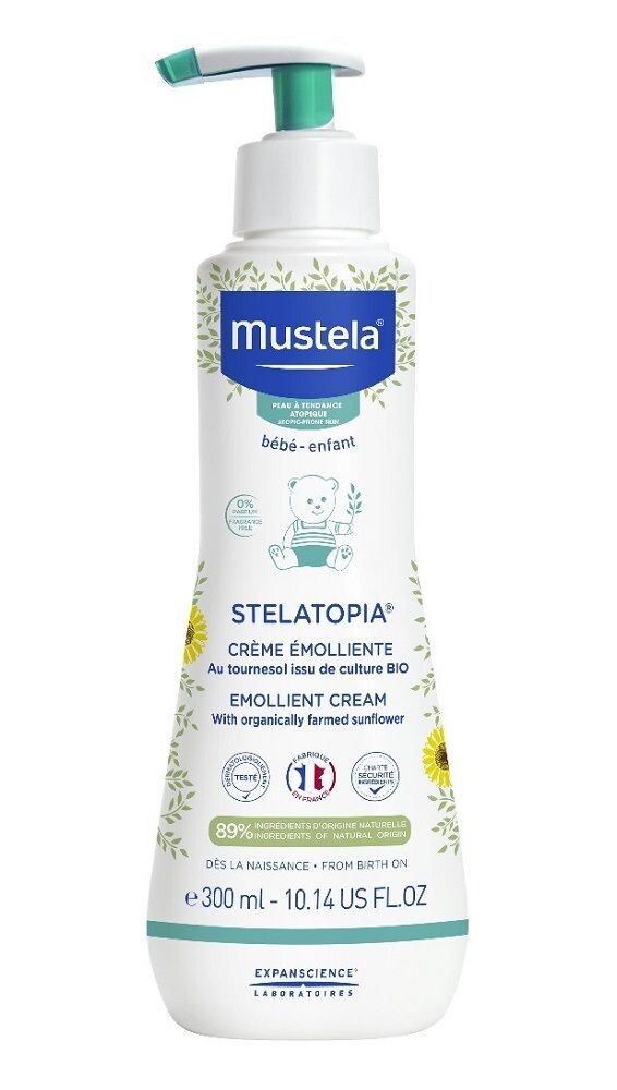 

Mustela Bebe Stelatopia смягчающий крем, 300 ml