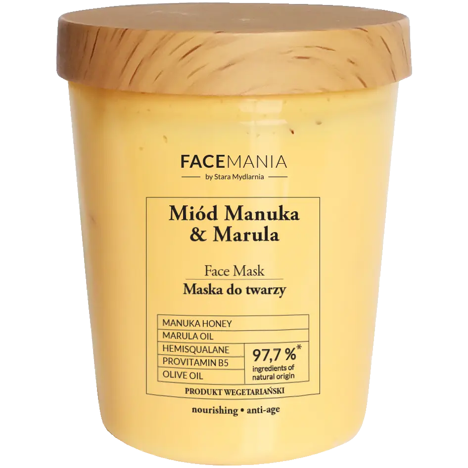 

Facemania Miód Manuka&Marula Маска для лица Манука и Марула, 200 мл