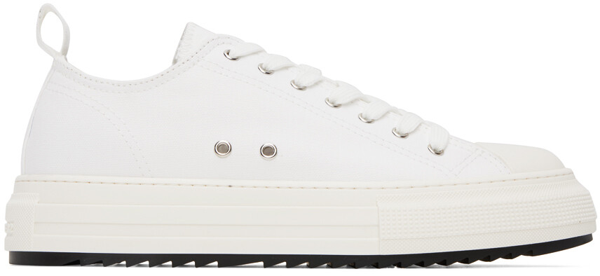 

Белые берлинские кроссовки Dsquared2