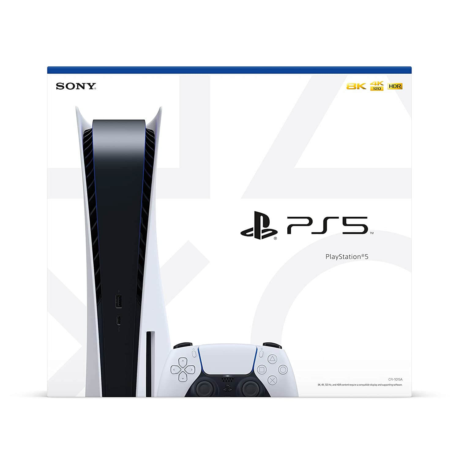 Игровая консоль Sony Playstation 5 Console Standard Edition с дисководом,  825 ГБ, белый – купить из-за границы через сервис «CDEK.Shopping»