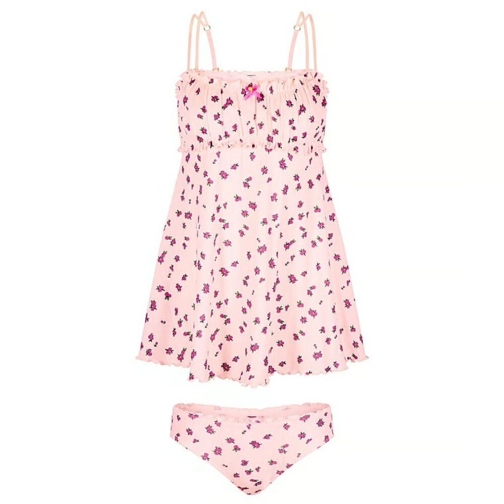 

Комплект для сна Adore Me Ophylia Babydoll, 2 предмета, розовый