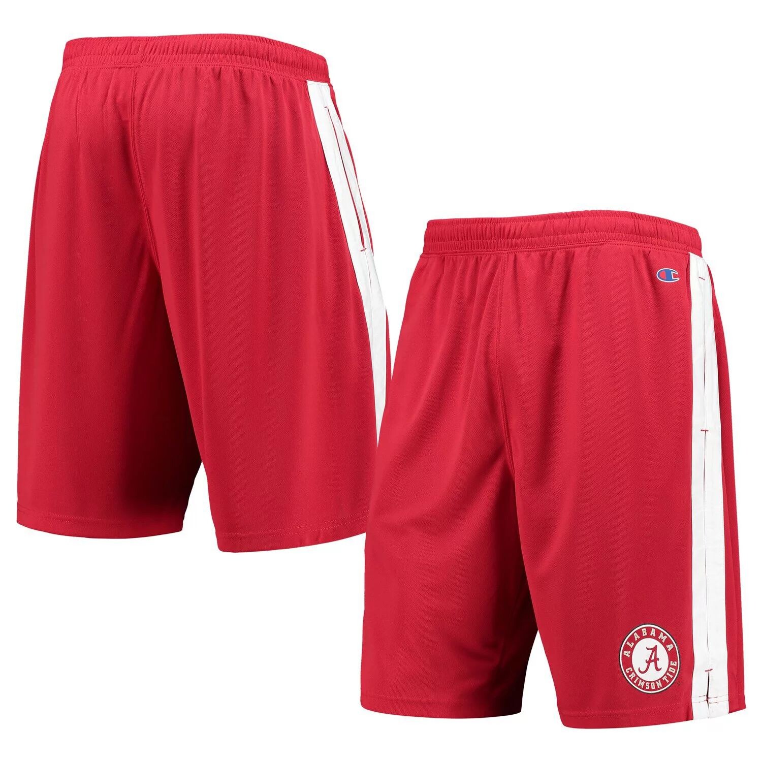 

Мужские шорты Champion Crimson Alabama Crimson Tide с полосками по бокам