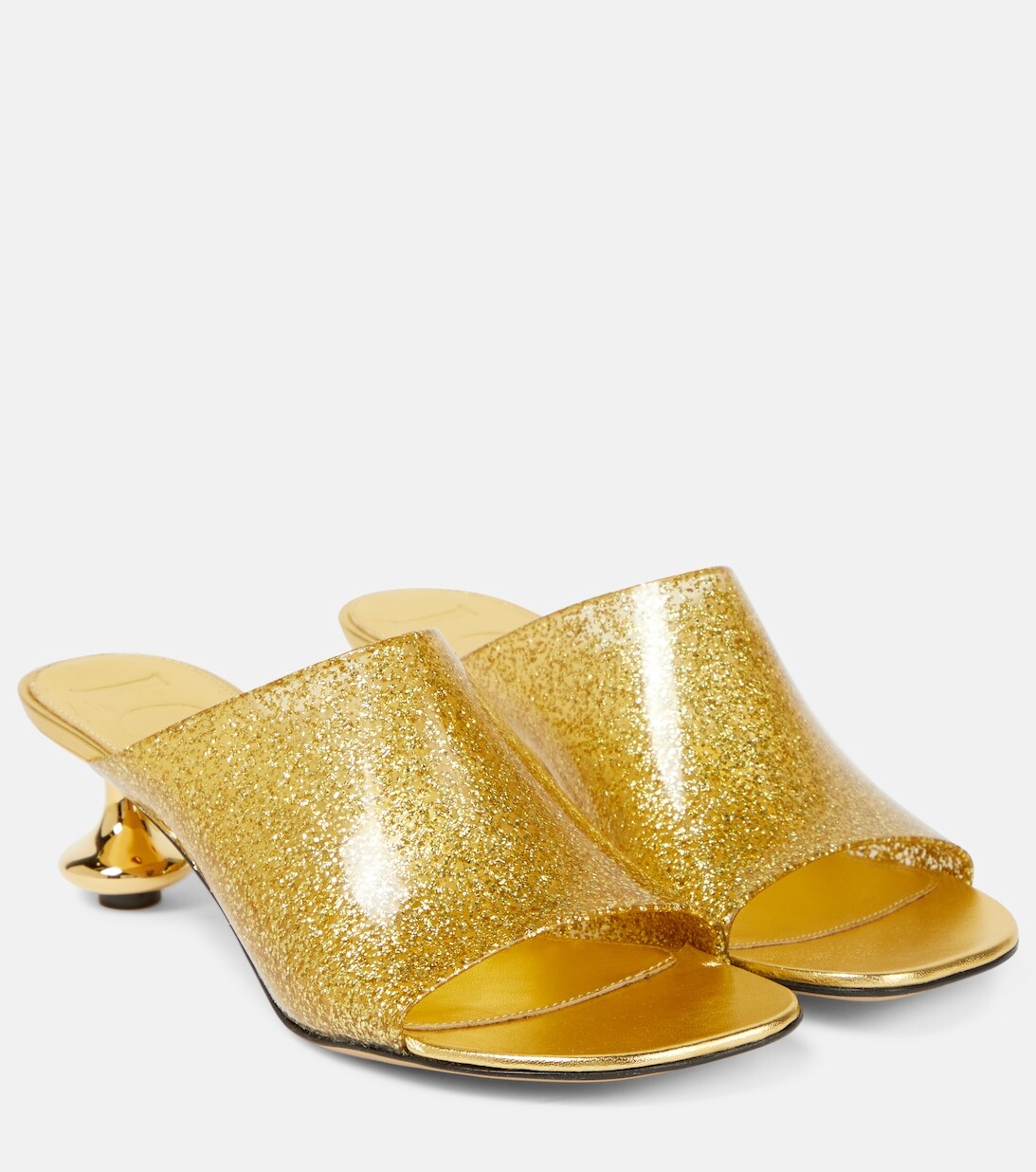 

Мюли Paula's Ibiza Toy с блестками Loewe, золотой