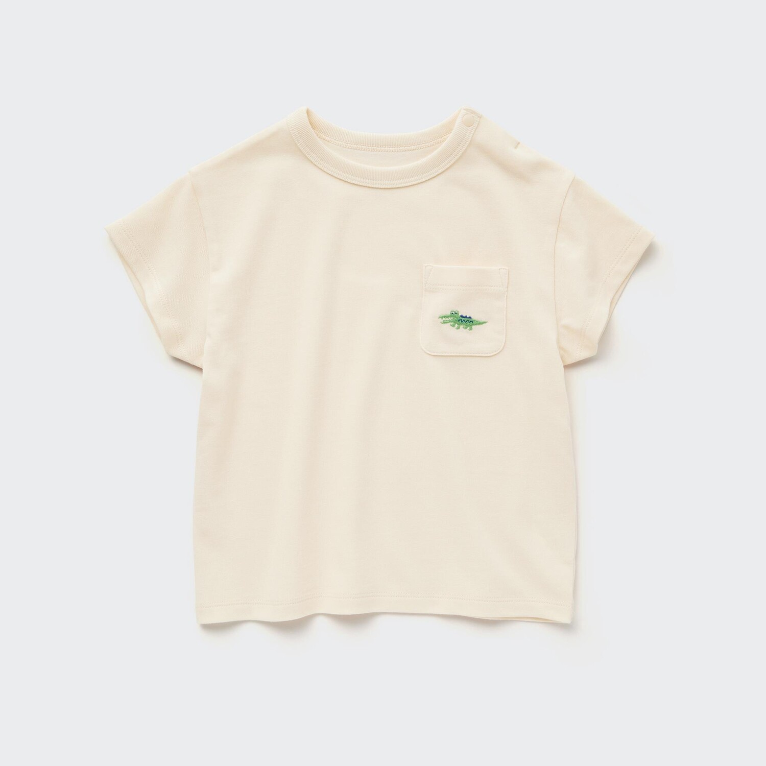

Футболка DRY с круглым вырезом UNIQLO, светло-бежевый