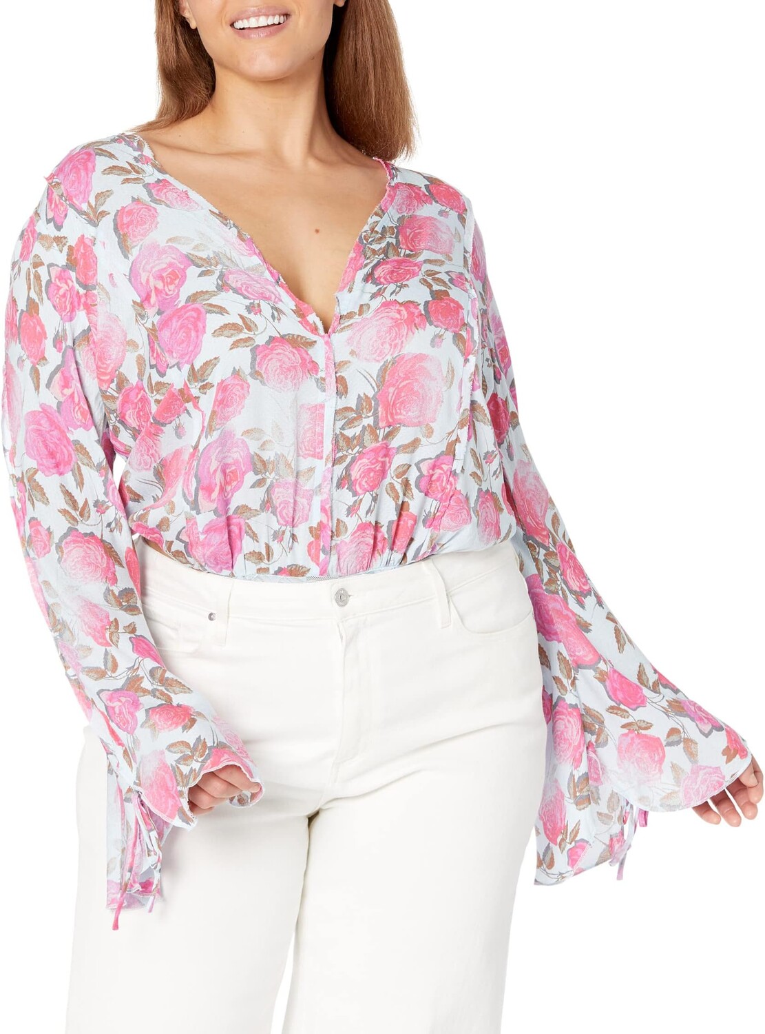 

Боди Everything's Rosy Free People, цвет Icy Combo
