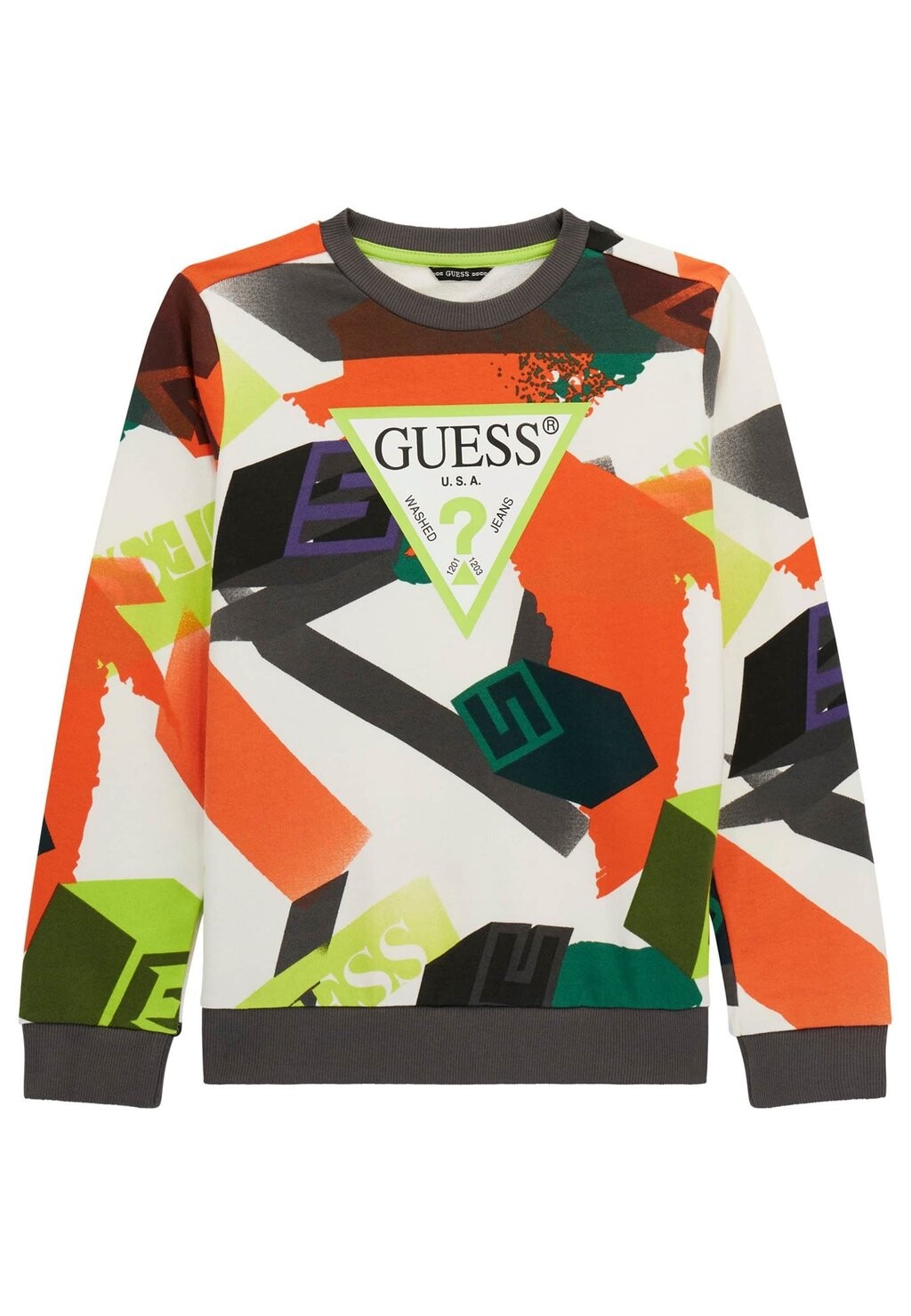 Толстовка JUNIOR LS ACTIVE Guess, цвет gemustert multicolor