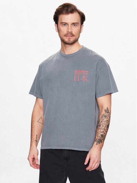 

Футболка свободного кроя Bdg Urban Outfitters, серый