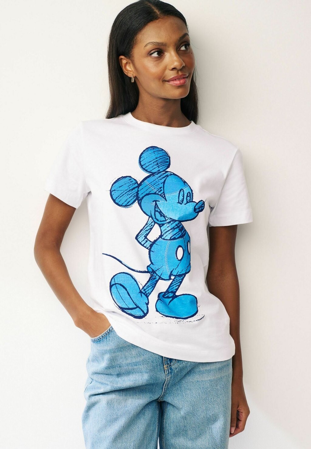 

Футболка с принтом LICENSE MICKEY MOUSE REGULAR FIT Next, цвет white