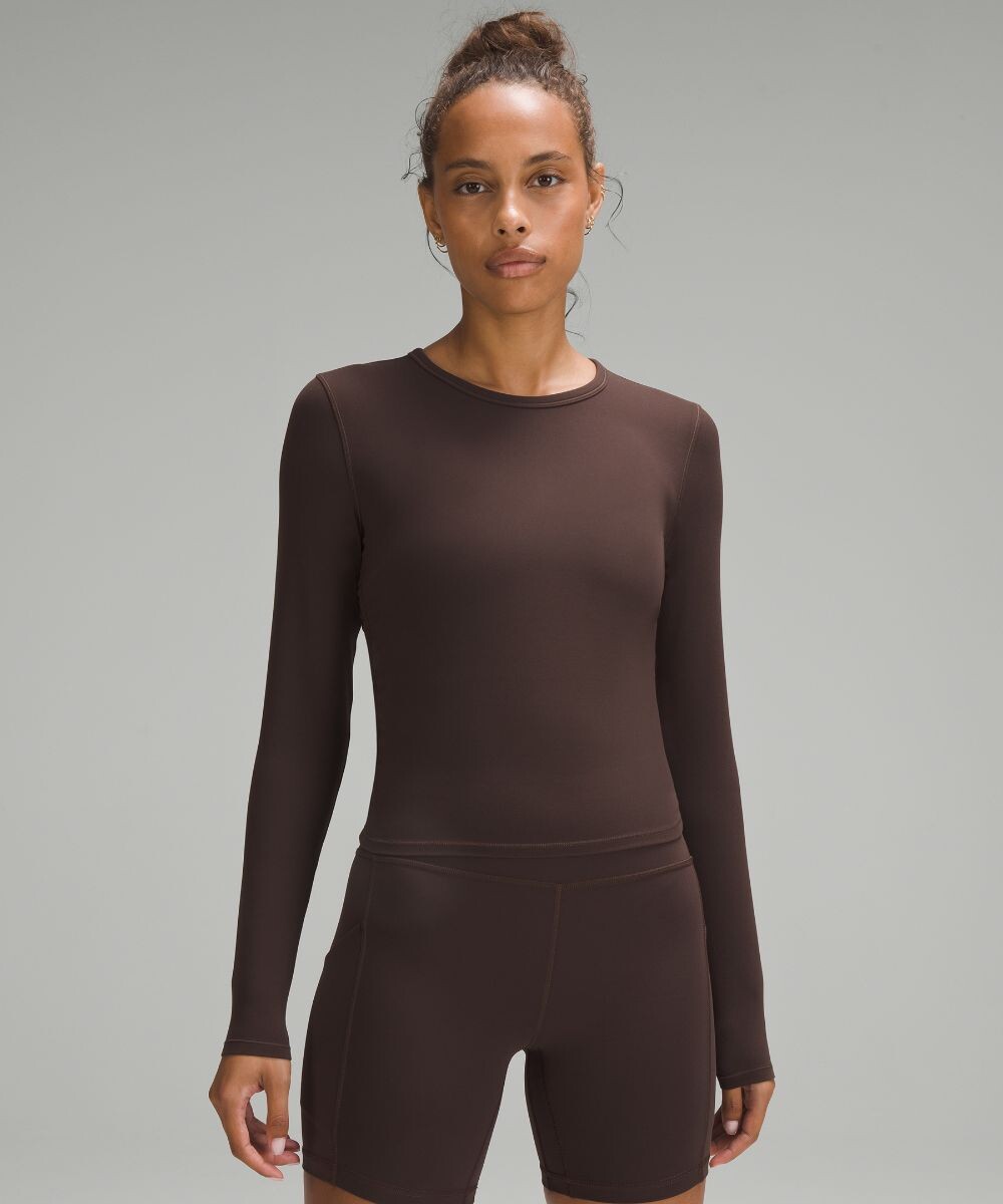 

Рубашка с длинными рукавами All It Takes Nulu Lululemon, эспрессо