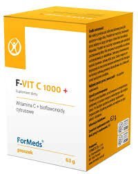 Formeds, F-Vit C 1000+ (порошок витамина С), 63 г