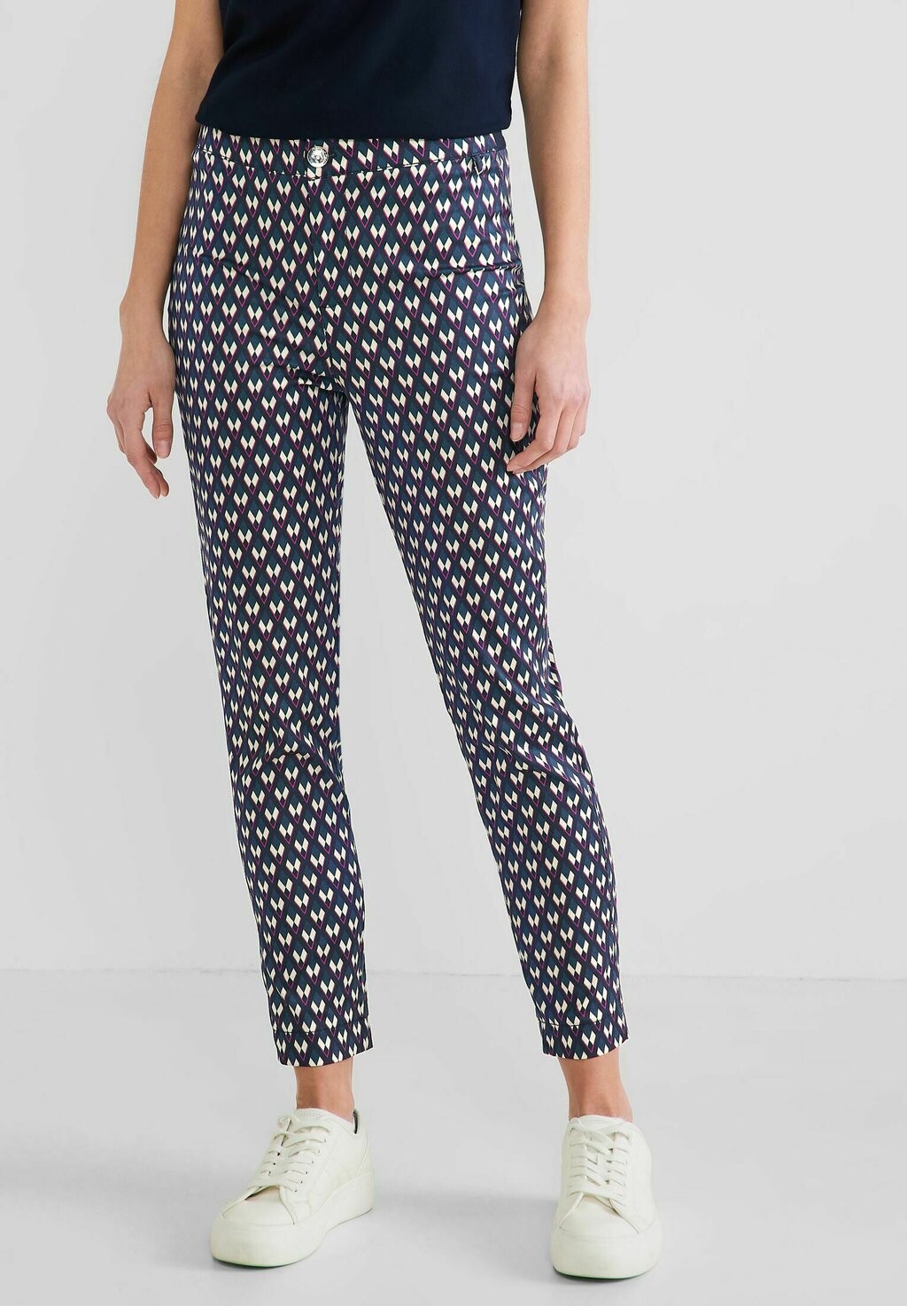 

Брюки Mit Print Street One, синий