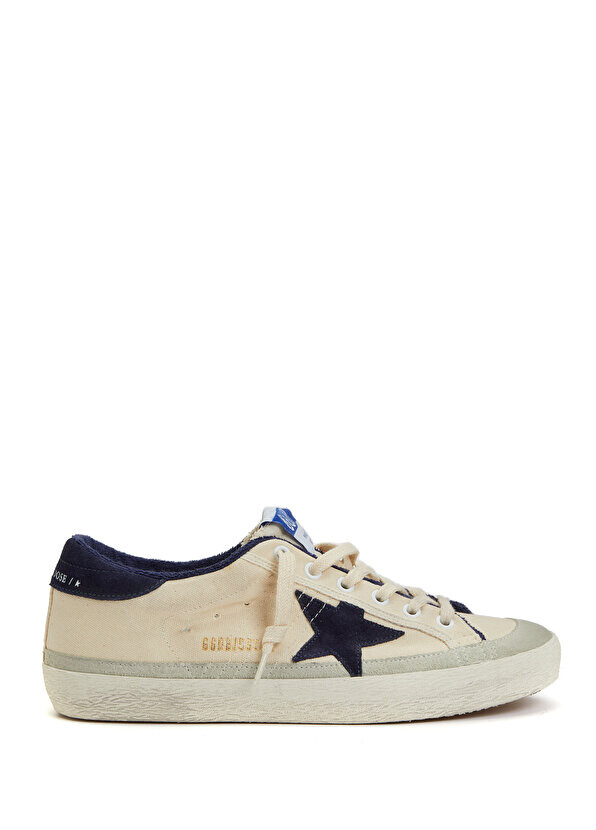 

Кремовые темно-синие женские кроссовки superstar Golden Goose