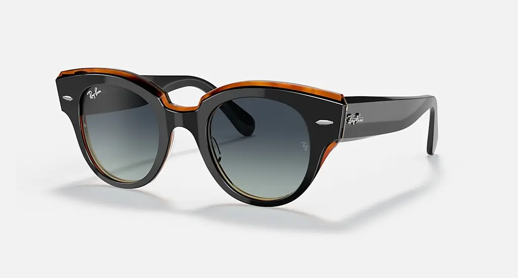 

Солнцезащитные очки Ray-Ban ROUNDABOUT, серый/синий градиент