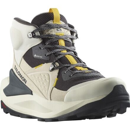 

Походные ботинки Elixir Mid Gore-Tex мужские Salomon, цвет Vanilla Ice/Phantom/Lemon