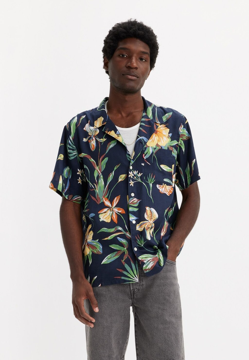 

Рубашка THE SUNSET CAMP SHIRT Levi's, темно-синий