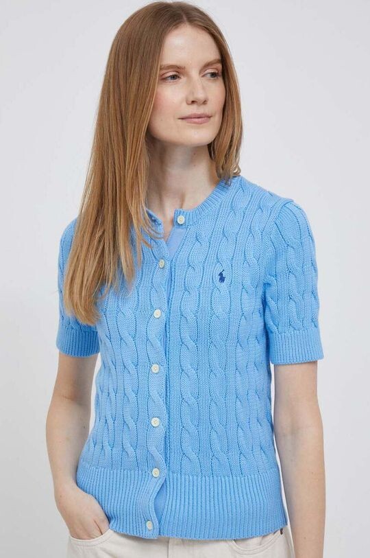 

Хлопковый кардиган Polo Ralph Lauren, синий