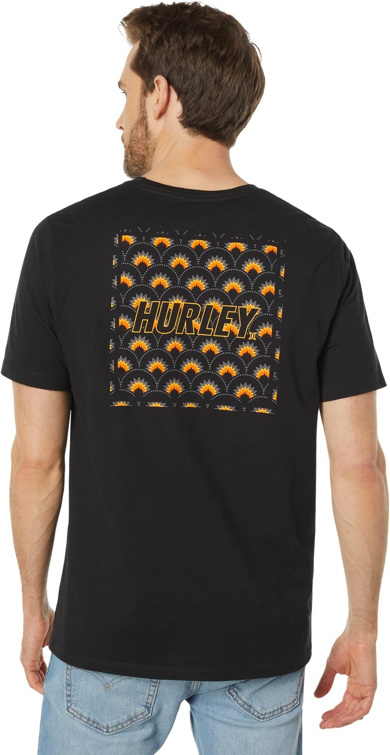 

Футболка с короткими рукавами Four Corners Hurley, цвет Black Multi