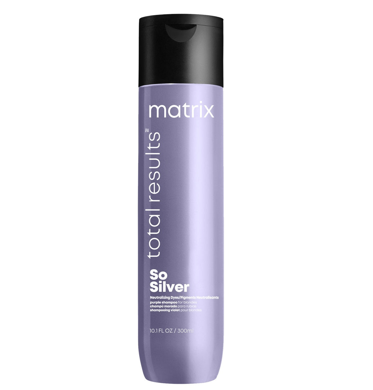 Matrix Total Results So Silver Color Obsessed Шампунь нейтрализующий желтизну 300мл шампунь для волос нейтрализующий желтизну total results so silver color obsessed shampoo шампунь 1000мл