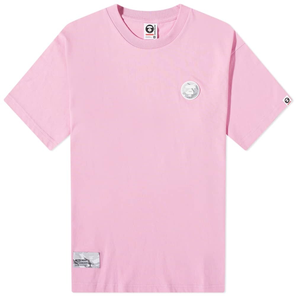 

Футболка AAPE Now Camo Silicone Badge Tee