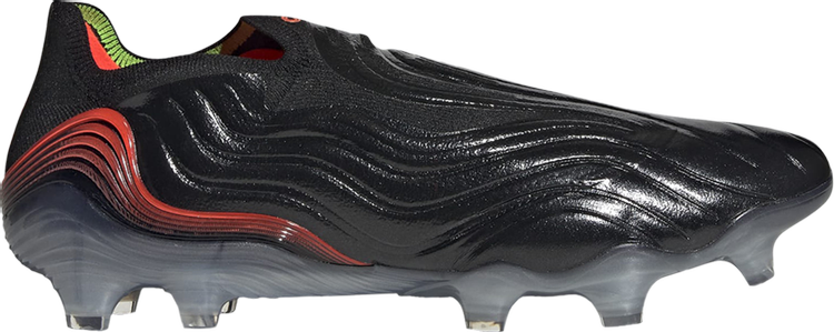 Бутсы Adidas Copa Sense+ FG 'Black Solar Red', черный бутсы adidas copa sense 1 fg gw4943 р р 45rus uk темно синий