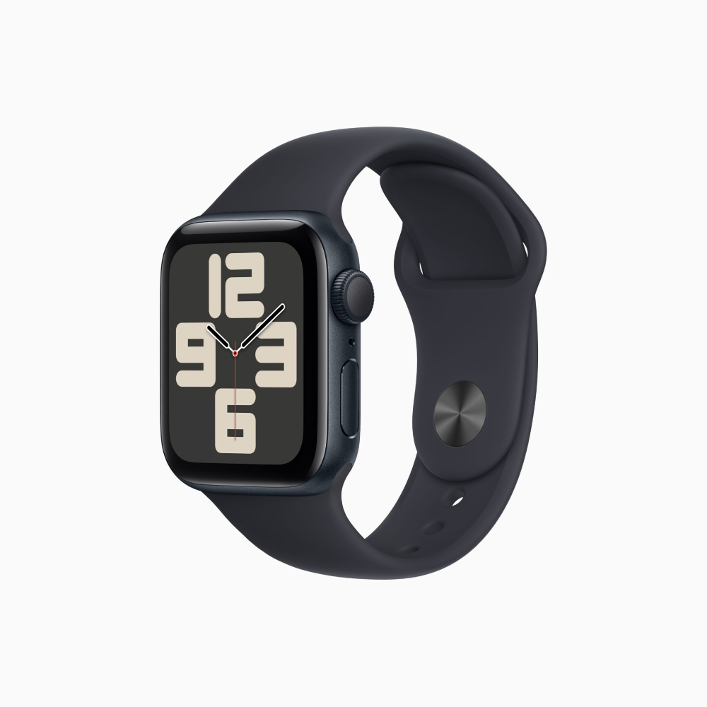 Умные часы Apple Watch SE Gen 2 2023 (GPS), 40 мм, Midnight Aluminum Case/Midnight Sport Band - S/M